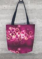 Abstract - Womens Tote Bag Bubbles - Digital